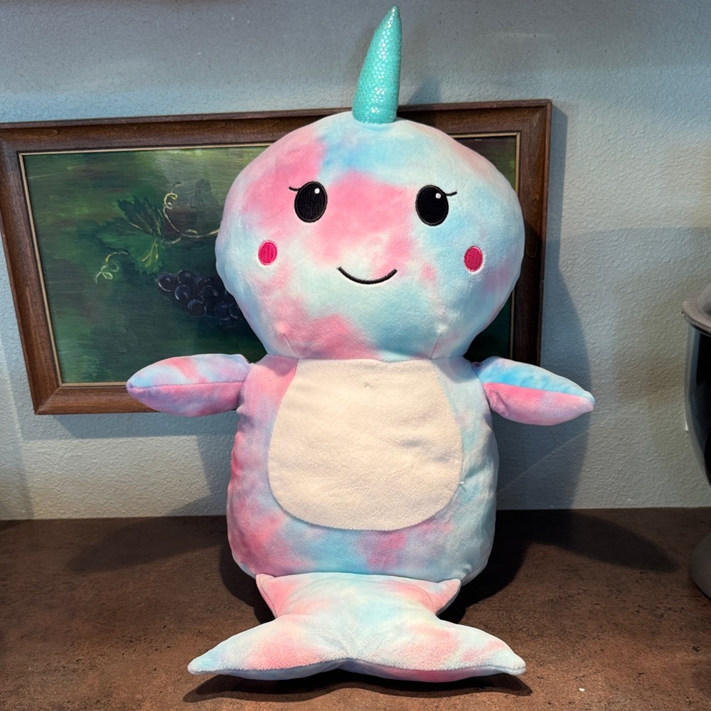 Greenbrier Narwhal squishy Stuffed Animal